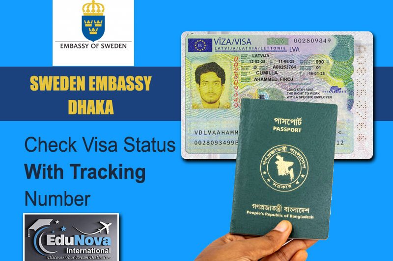 CHECK VISA STATUS WITH TRACKING NUMBER AT SWEDEN EMBASSY DHAKA BANGLADESH